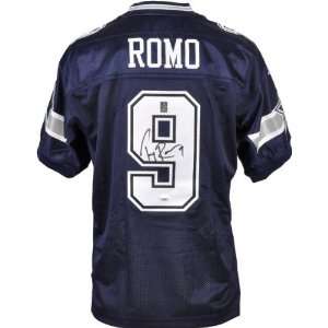 Tony Romo Autographed Jersey  Details: Dallas Cowboys, Authentic Blue 