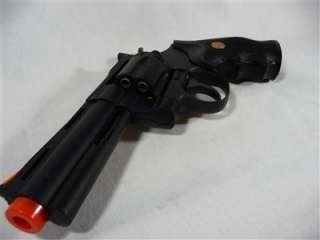 TSD/UHC .357 Python 4 inch Gas Airsoft Revolver Black