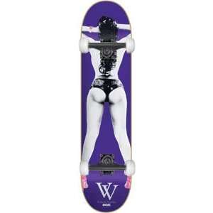 DGK Skateboard: Vanessa Veasley   8.06 Purple w/Black Trucks:  