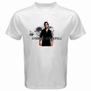 Synyster Gates Avenged Sevenfold White T Shirt S 5XL  