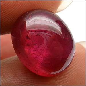 11.24ct OVAL CABOCHON NATURAL GEM RED MADAGASCAR RUBY  