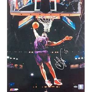 Vince Carter Toronto Raptors  Under Basket View  Limited Edition 16x20 