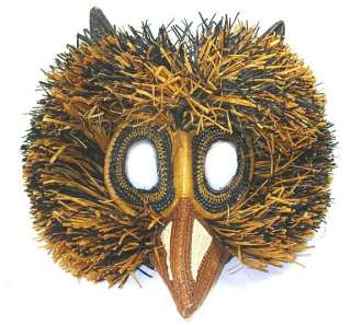 Embera Indian Woven Owl Mask   28635  