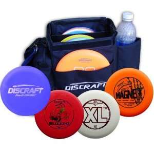  Discraft Disc Golf Starter Set with Tournament Bag Sports 