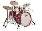Gretsch Renown 57 Motor City Red 5pc Drum Set Kit Shell Pack   Used 