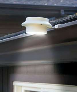 Solar Powered Gutter Lights Outdoor Lighting Decor  