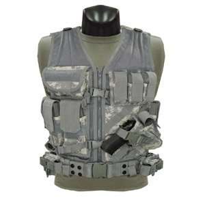  Cross Draw Holster Military Tactical Vest in ACU Sports 