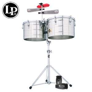 15 & 16 Stainless Steel Shells   Includes: Heavy Duty Stand, Cowbell 