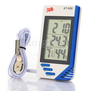 LCD Digital Indoor Outdoor In/Out Thermometer + Hygrometer 