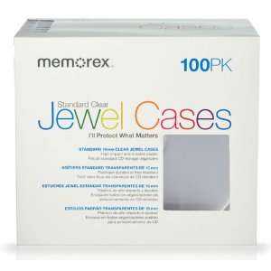  NEW CD Clear Slim Jewel Cases (100 Ea/Pkg) (Data Storage 