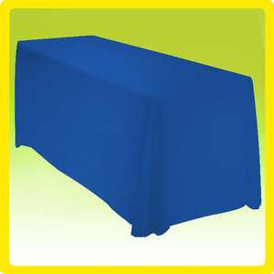 90x156 Rectangle Polyester Tablecloth   ROYAL BLUE  