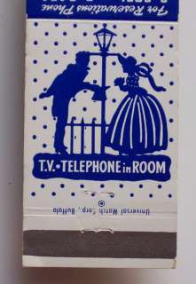 1950s Matchbook Colonial Motel Coffee Horseheads NY MB  