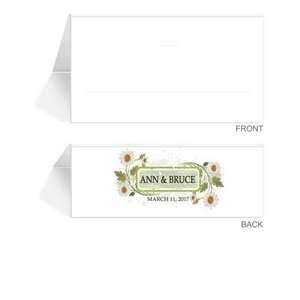  170 Personalized Place Cards   Daisy Green with Envy 