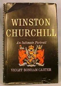 1965 WINSTON CHURCHILL BOOK Violet Bonham Carter BIOGRA  