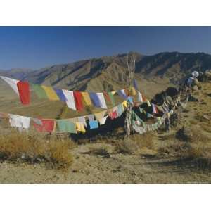 Buddhist Prayer Flags, Samye Monastery, Tibet, China Photographic 