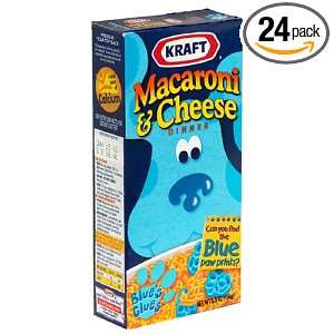 Kraft Macaroni & Cheese Blues Clues Shapes, 5.5 Ounce Boxes (Pack of 