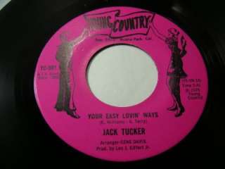 Jack Tucker  7 ~Your Easy Lovin Ways / Delta Dawn~ 45rpm YOUNG 