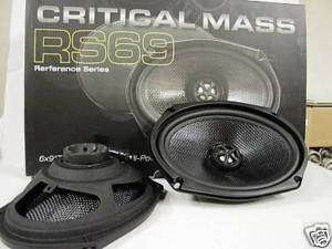 6X9 CRITICAL MASS AUDIO SPEAKERS RS69 BEST US AMP JL NR  
