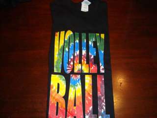 New Black Tie Dye Volleyball Shirt  