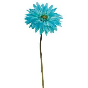  Faux 29 Gerbera Daisy Spray Turquoise (Pack of 12 