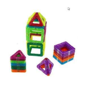     Exclusive Rainbow Color 30pc Magnetic Building Set Toys & Games