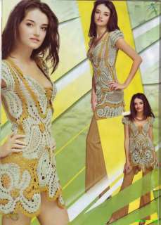 Bruges Lace Doily Shawl Dress Top Crochet Patterns Magazine Book 