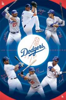 BASEBALL POSTER ~ LOS ANGELES DODGERS ALL STARS 2011 33  