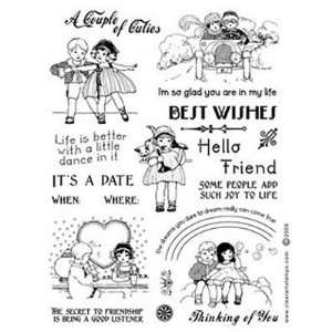 Couple of Cuties Large Clear Art Stamp Set SL23CS 