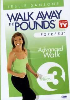 LESLIE SANSONE WALK AWAY THE POUNDS EXPRESS 3 MILE DVD NEW WALKING AT 
