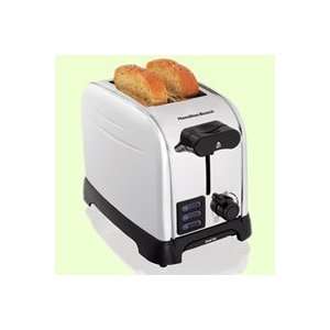   Smart Toast Chrome 2 Slice Toaster by Hamilton Beach