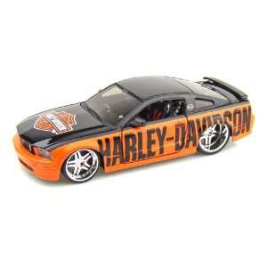   2006 Ford Mustang GT Harley Davidson 1/24 Orange/Black: Toys & Games