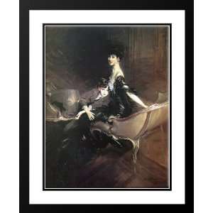 Boldini, Giovanni 28x36 Framed and Double Matted Consuelo, Duchess of 