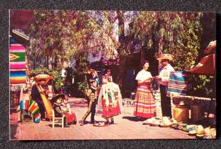 1950s Mexican Setting Olvera Street Los Angeles CA PC  