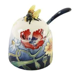   Old Tupton Ware Summer Meadow Honey Pot & Spoon Gift