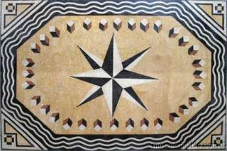 Awesome rug marble mosaic floor inlay art tile  