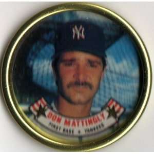    1988 Topps Baseball Bronze Coin #19 Don Mattingly 