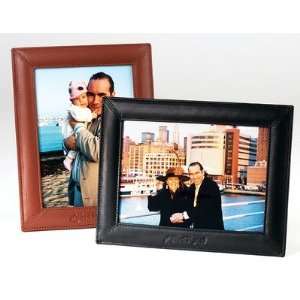   Single Picture Frame Color Black, Leather Synthetic