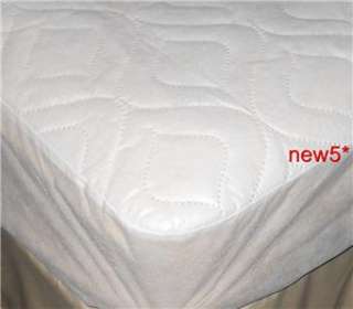 100% POLYESTER MATTRESS PAD COVER QUEEN NEW  