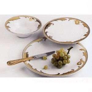  Versace by Rosenthal Arabesque Gold Open Vegetable Small 
