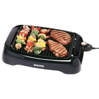 Sanyo HPS SG2 Indoor Barbeque Grill with 120 Square Inch Nonstick 