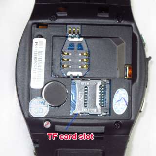 Unlocked Touch Screen Mobile Man Watch GSM Cell Phone Spy Camera MP3 