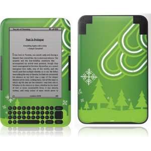  Green Christmas skin for  Kindle 3  Players 