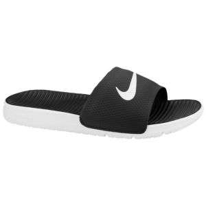   Benassi Solarsoft Slide   Mens   Sport Inspired   Shoes   Black/White