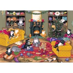   Gibsons Purrfect Christmas Jigsaw Puzzle (1000 Pieces) Toys & Games