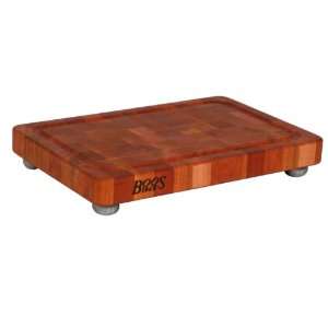 John Boos 18x12x1.75 Cherry Cutting Board with Gravy Groove and 