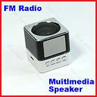 Rechargeable Portable USB Multimedia Player Speaker FM 