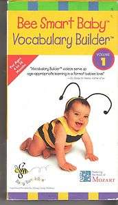 BEE SMART BABY VOCABULARY BUILDER VOL. 1 VHS EDUCATION 692937000118 