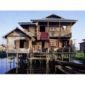  House on Stilts of Shan Family, Inle Lake, Shan States 