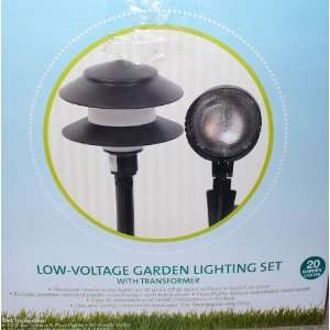  Living Landscape Lighting Package with 14 Two Tier Path Lights 