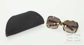 Oliver Peoples Brown Tortoise Square Frame Candice Sunglasses With 